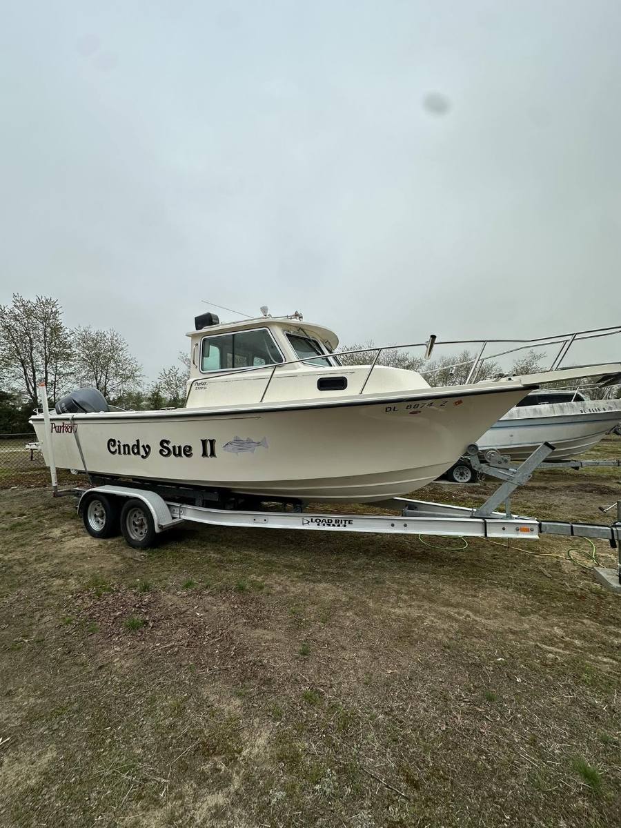 Boat on the water being detailed